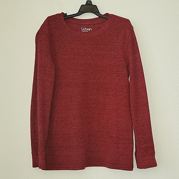 2-pack BOY'S THERMAL LONG SLEEVE TOPS, M/L , Red, GUC - Picture 2 of 9
